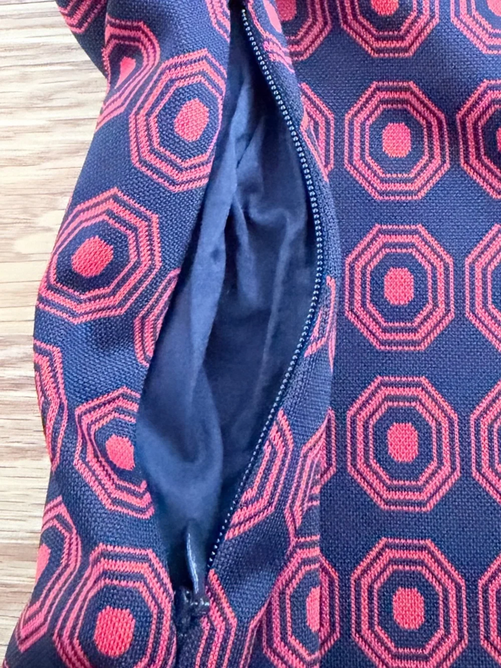 Tory Burch Performance Jacquard Color-Block Dress (S)